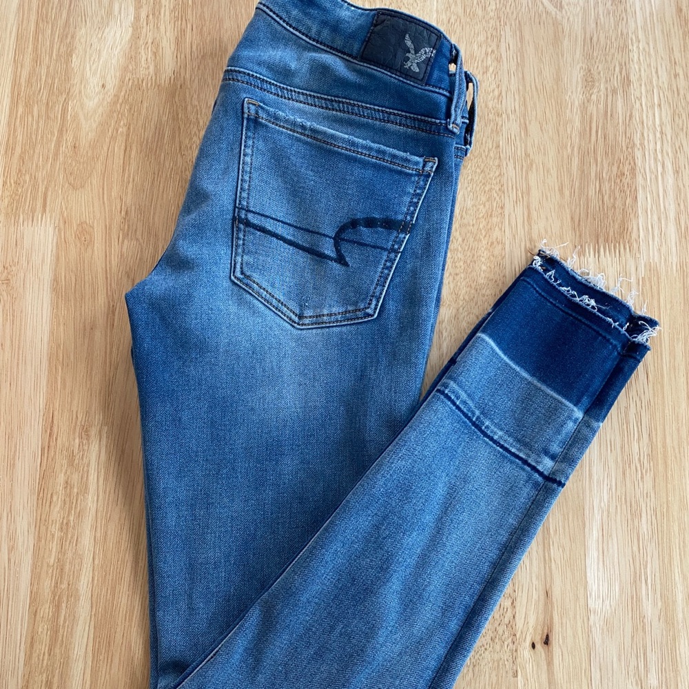 American Eagle 360 super low/stretch jeggings